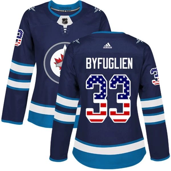  Outerstuff Dustin Byfuglien Winnipeg Jets Blue #33